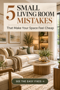 small living room decorating mistakes