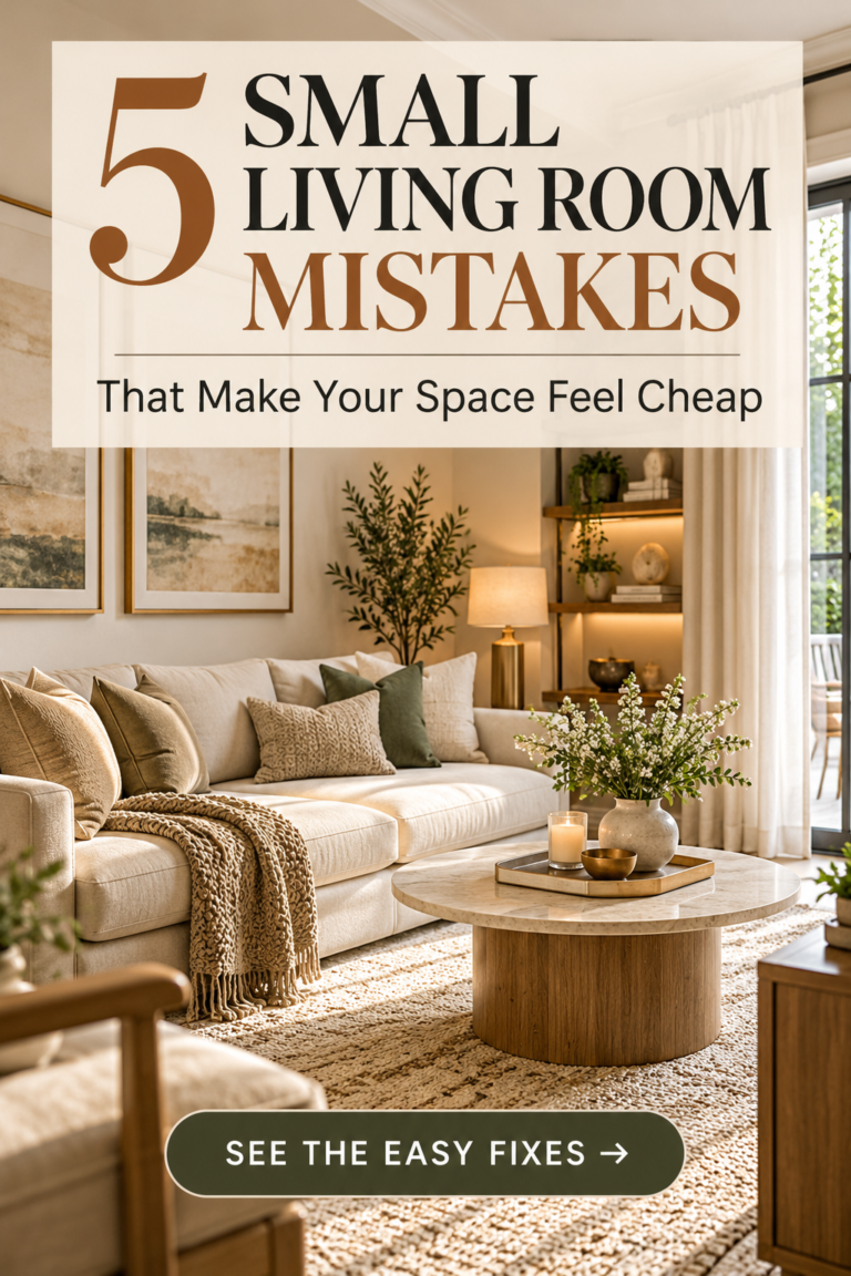 small living room decorating mistakes