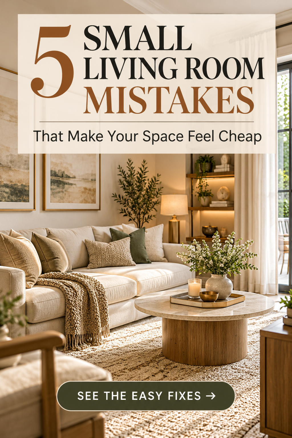 small living room decorating mistakes