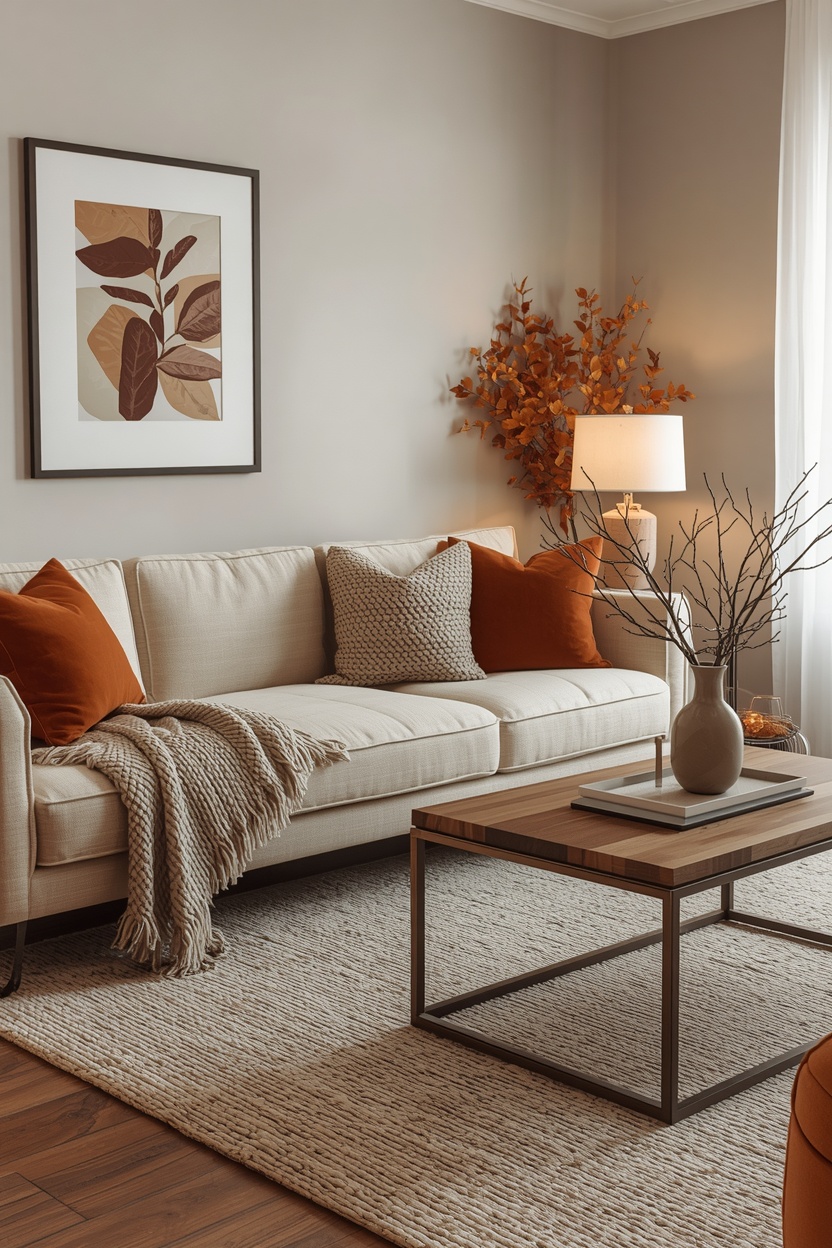 Elegant Fall Living Room Decor Ideas